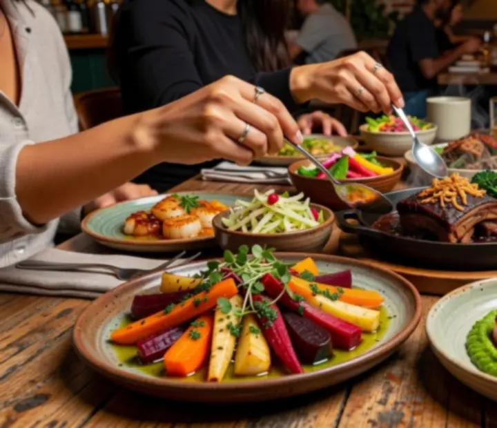 Megosztható signature fogások a Localkitchenn közös asztalán