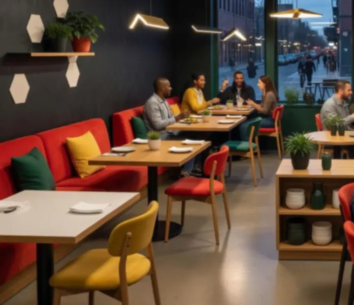 Városi hangulatú, baráti vacsora a Localkitchenn étteremben nyitott térrel és modern kaszinóhangulattal.